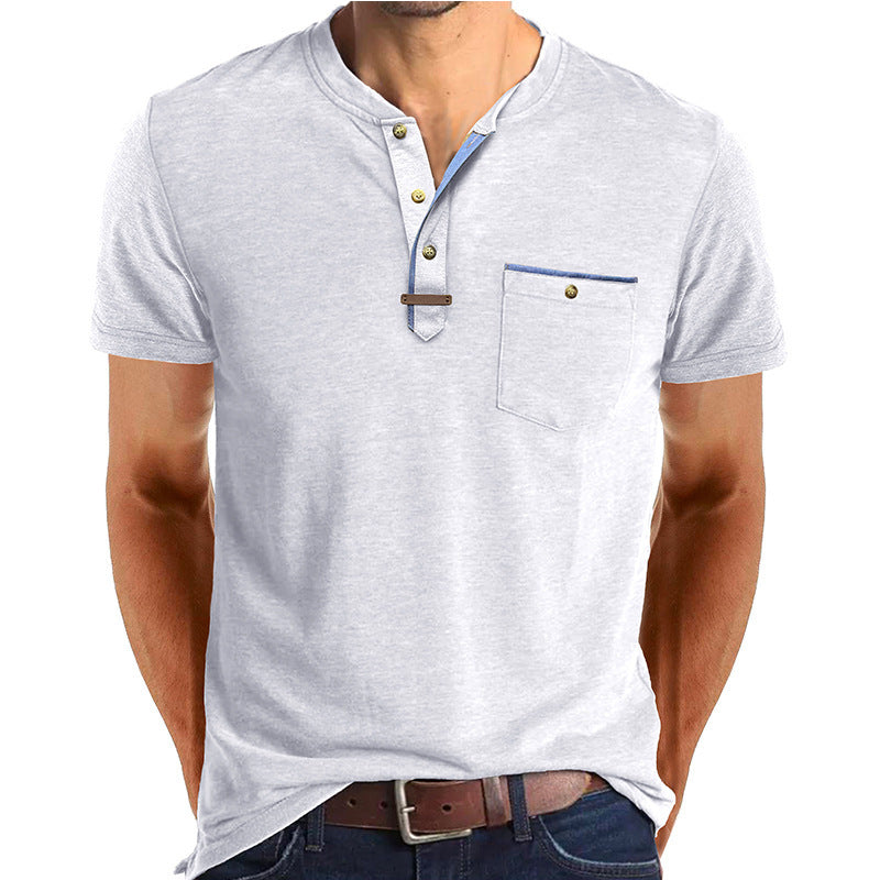 Men’s Casual Short-Sleeve T-Shirt – Classic Crew Neck Cotton Tee