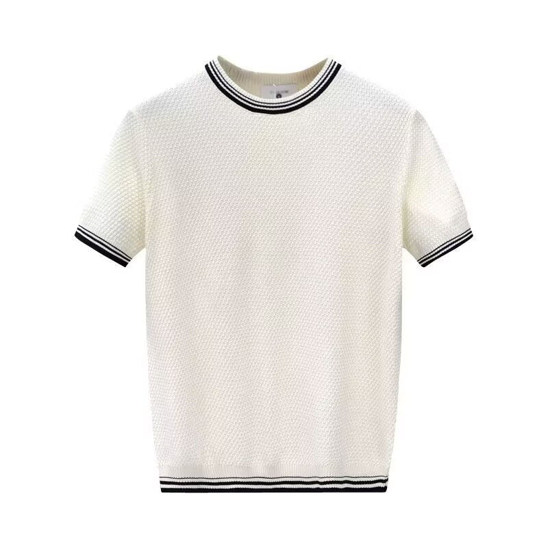Men’s Slim Fit Crew Neck T-Shirt – Stretch Cotton Casual Tee for Everyday Wear