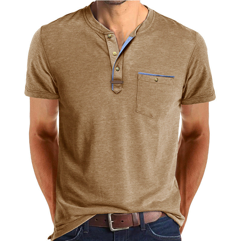 Men’s Casual Short-Sleeve T-Shirt – Classic Crew Neck Cotton Tee