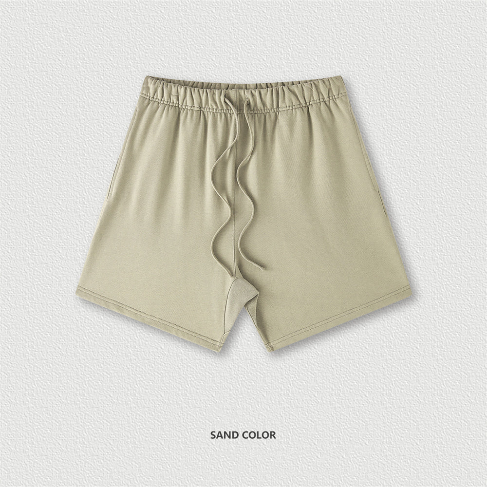 Men’s Loose Fit Solid Color Shorts – Casual Summer Beachwear