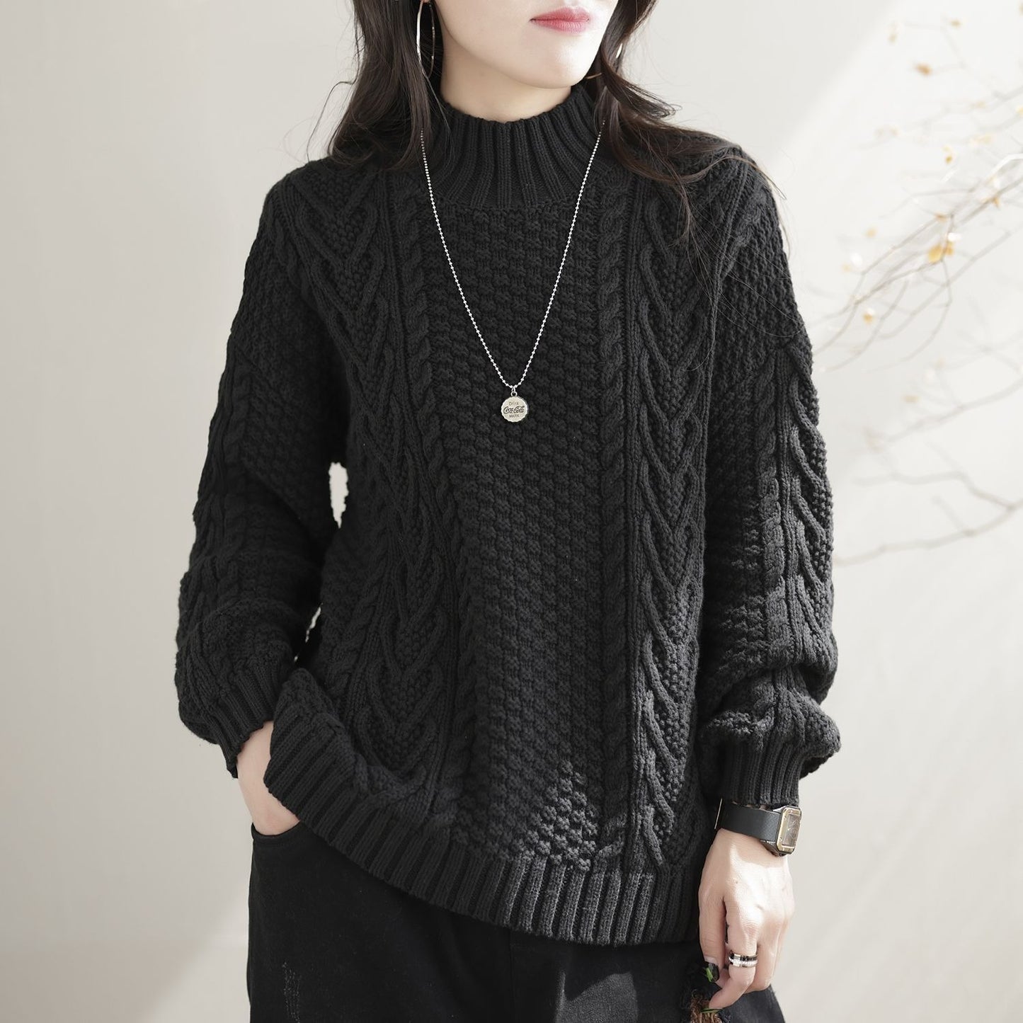 Women’s Fashion Sweater – Trendy Knit Pullover for Fall & Winter Outfits
