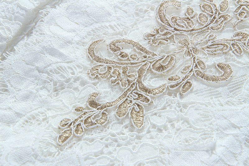 Women’s White Lace Suit – Elegant Minority Fashion Socialite Outfit