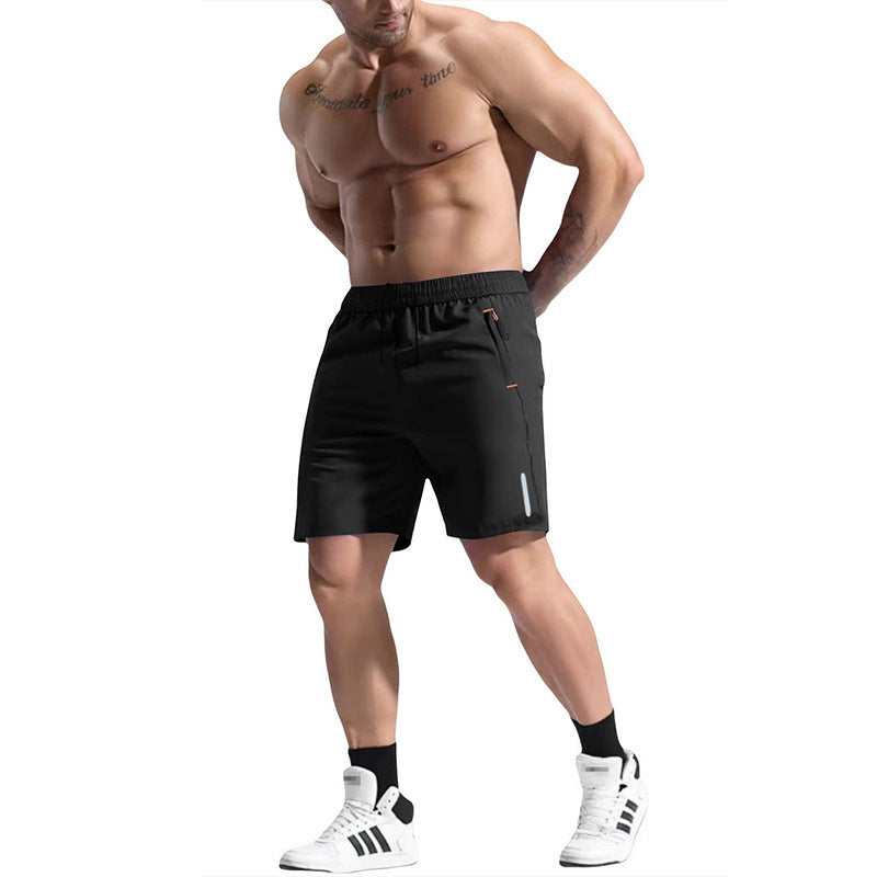 Men’s Summer Sports Shorts – European Size Elastic Waist Athletic Shorts