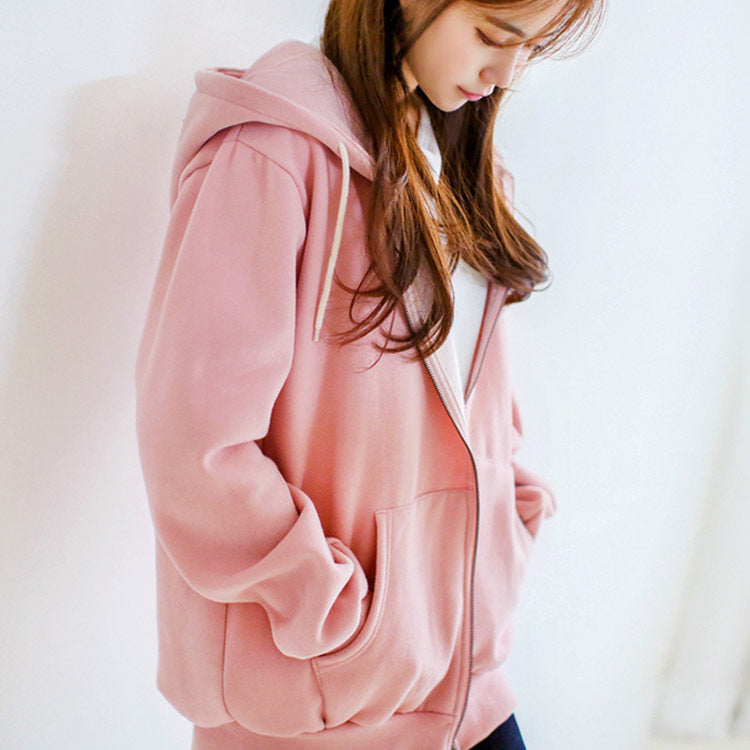 Women’s Padded Winter Hoodie – Long Sleeve Hooded Sweater Jacket for Cold Weather