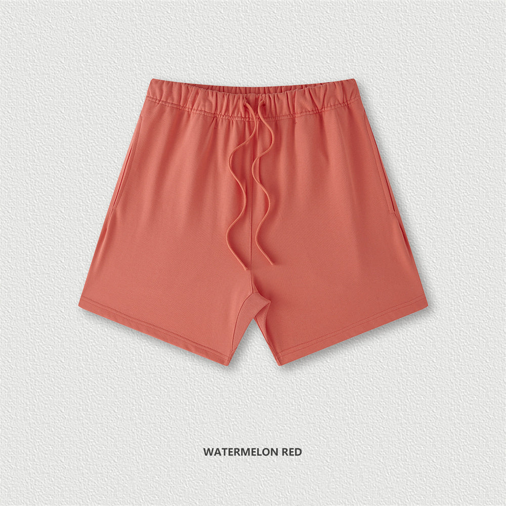 Men’s Loose Fit Solid Color Shorts – Casual Summer Beachwear