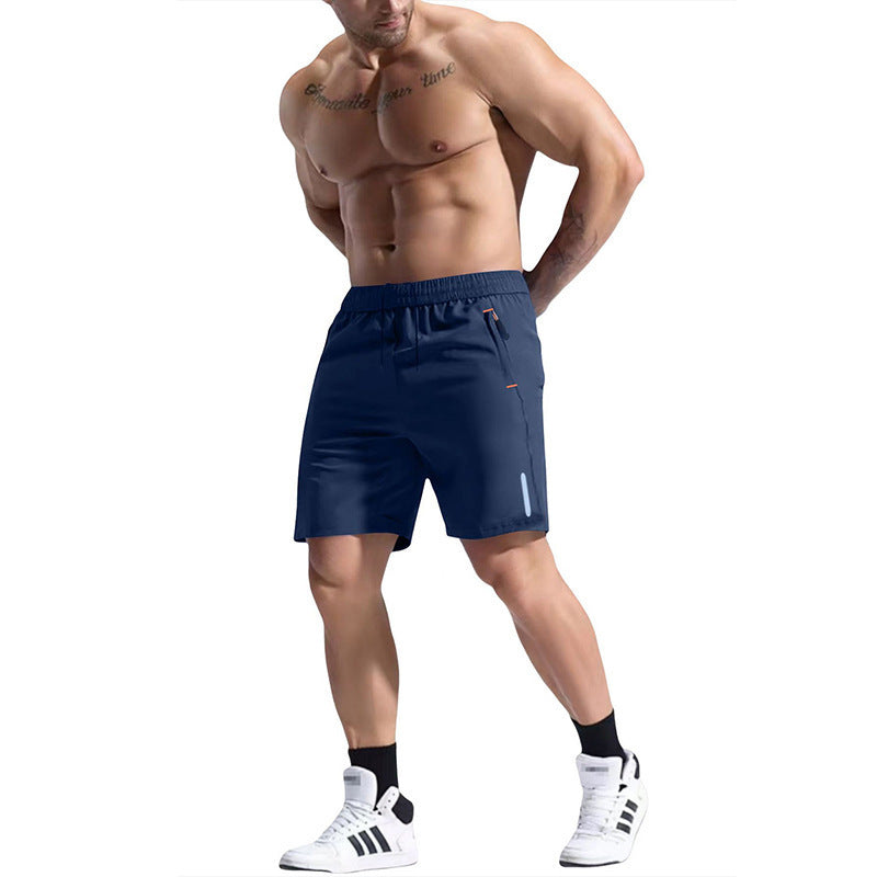 Men’s Summer Sports Shorts – European Size Elastic Waist Athletic Shorts