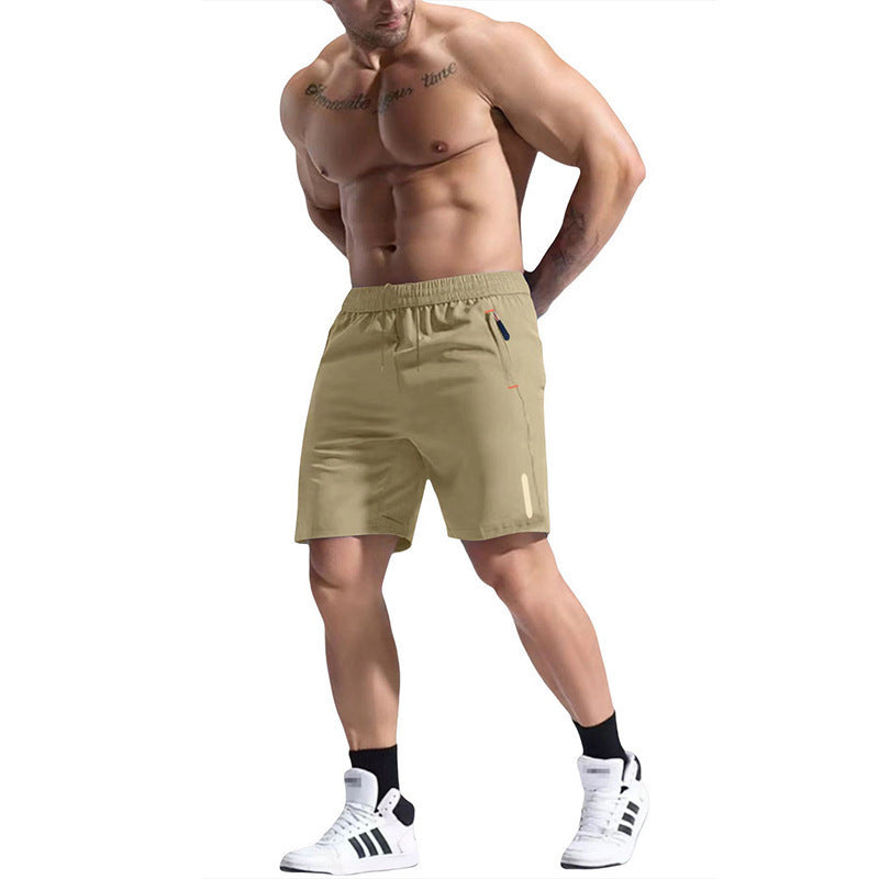 Men’s Summer Sports Shorts – European Size Elastic Waist Athletic Shorts