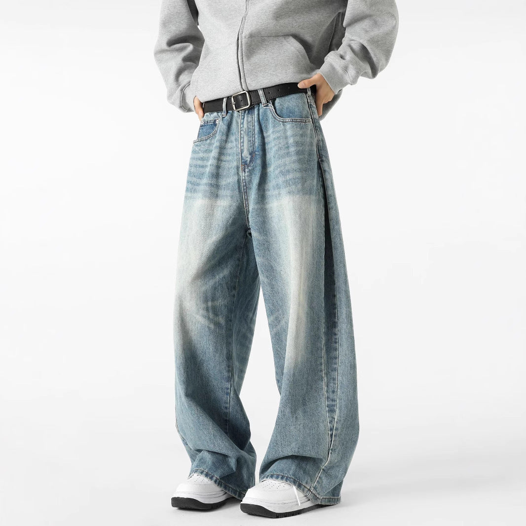 Men’s Straight-Leg American Jeans – Classic Denim from Popular Fashion Brands