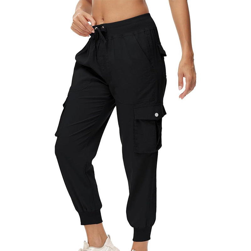 Lightweight Quick-Dry Cargo Pants – Travel & Leisure Climbing Outdoor Trousers