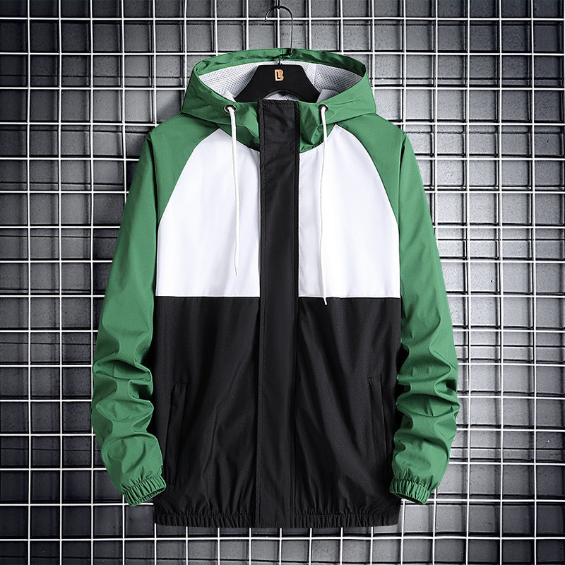 Men’s Windproof Sportswear Set – Training & Leisure Athletic Outfit for All-Weather Comfort