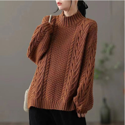 Women’s Fashion Sweater – Trendy Knit Pullover for Fall & Winter Outfits