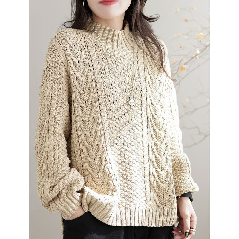 Women’s Fashion Sweater – Trendy Knit Pullover for Fall & Winter Outfits