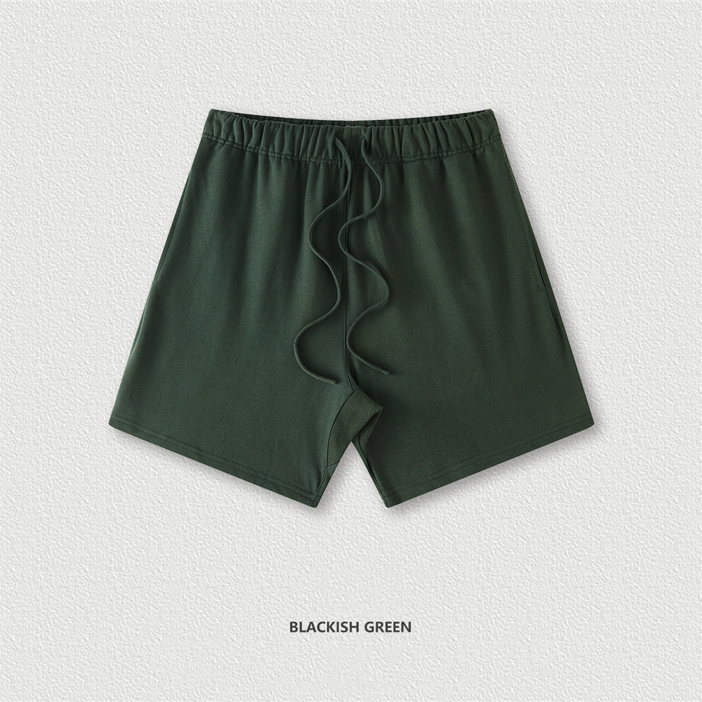Men’s Loose Fit Solid Color Shorts – Casual Summer Beachwear