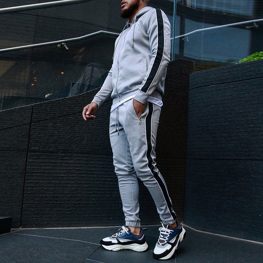 Men’s Casual Sportswear Set – Lightweight Athletic Tracksuit for Daily & Fitness Wear