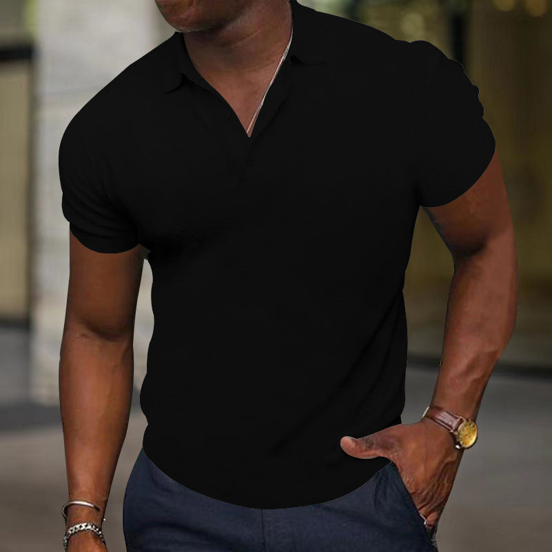 Men’s Slim Fit Fitness T-Shirt – Multi-Color Short Sleeve Sports Tee for Summer