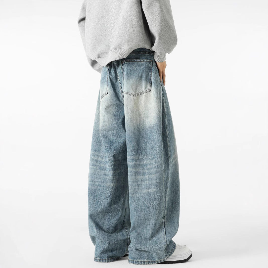 Men’s Straight-Leg American Jeans – Classic Denim from Popular Fashion Brands