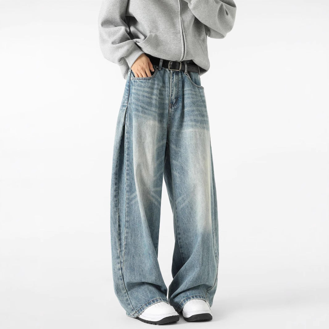 Men’s Straight-Leg American Jeans – Classic Denim from Popular Fashion Brands