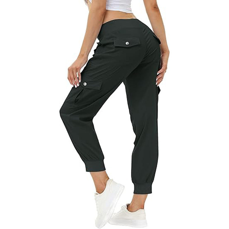 Lightweight Quick-Dry Cargo Pants – Travel & Leisure Climbing Outdoor Trousers