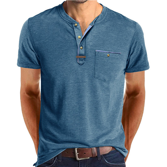 Men’s Casual Short-Sleeve T-Shirt – Classic Crew Neck Cotton Tee