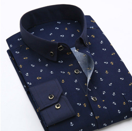 Men’s Hawaiian Style Floral Shirt – Vacation Summer Beachwear