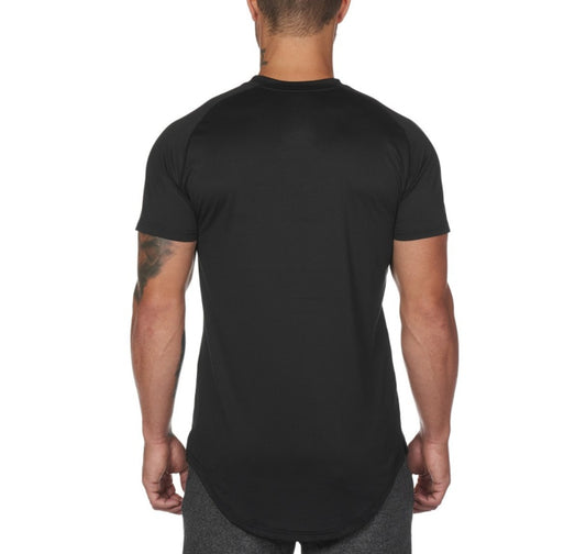 Men’s Plain Gym Shirt – Custom Fitness Sportswear for Workout & Training