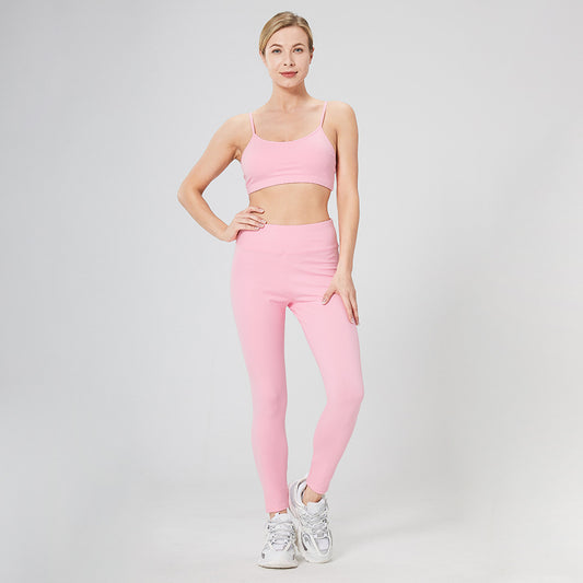 Women’s Two-Piece Quick-Dry Sports Bra Set – Breathable Activewear