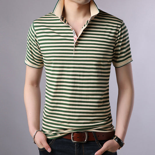 Men’s Classic Short Sleeve Polo Shirt – Casual Cotton Collared T-Shirt