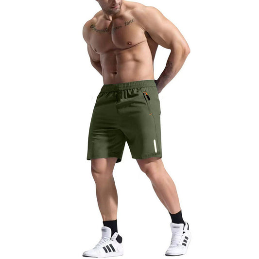 Men’s Summer Sports Shorts – European Size Elastic Waist Athletic Shorts