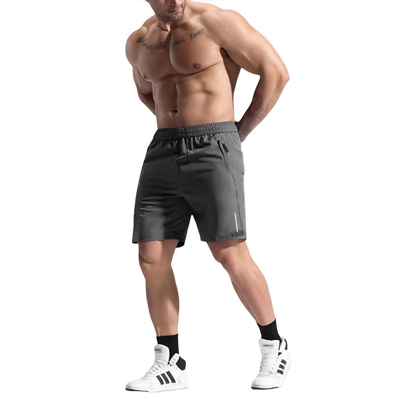 Men’s Summer Sports Shorts – European Size Elastic Waist Athletic Shorts