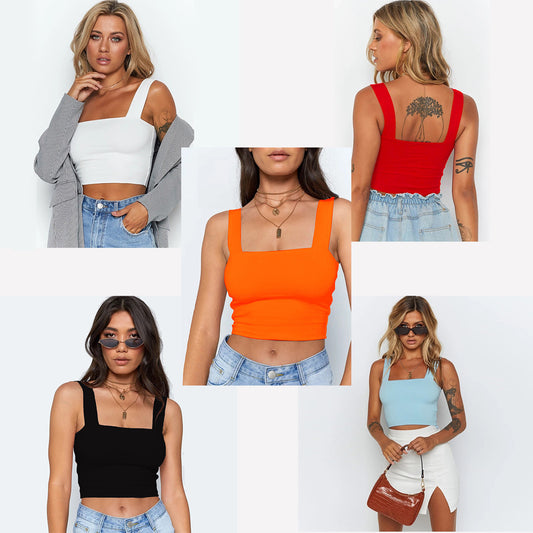 Trendy Women’s Crop Top – Stylish Short Sleeve/Long Sleeve Top for Summer & Casual Wear