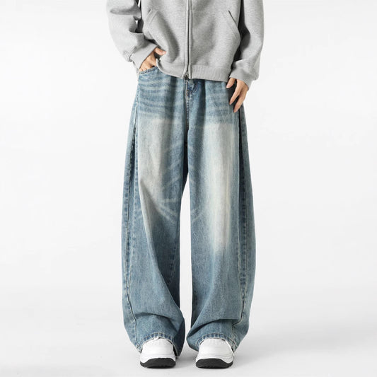 Men’s Straight-Leg American Jeans – Classic Denim from Popular Fashion Brands