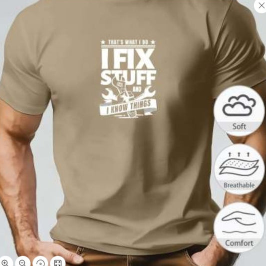 Men’s 3D Print Short Sleeve T-Shirt – Casual Graphic Summer Top