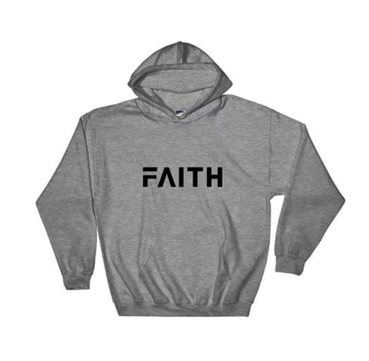 Women’s Hoodie with Faith Letter Print – Cozy Casual Pullover Sweatshirt
