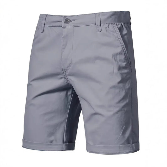 Men's Plus Size Outdoor Cotton Cropped Pants – Casual Straight-Leg Slim Camping Shorts