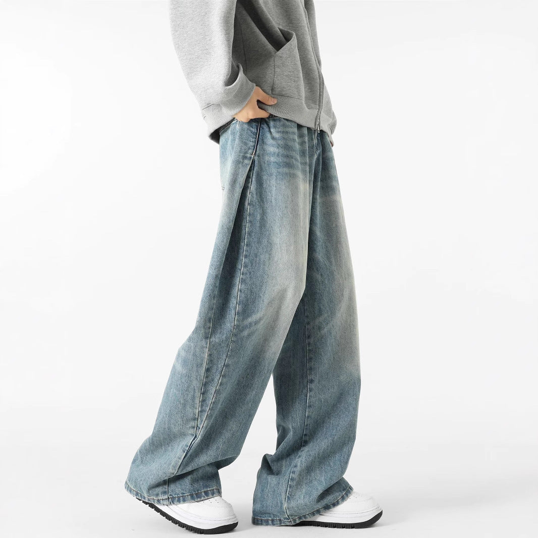 Men’s Straight-Leg American Jeans – Classic Denim from Popular Fashion Brands