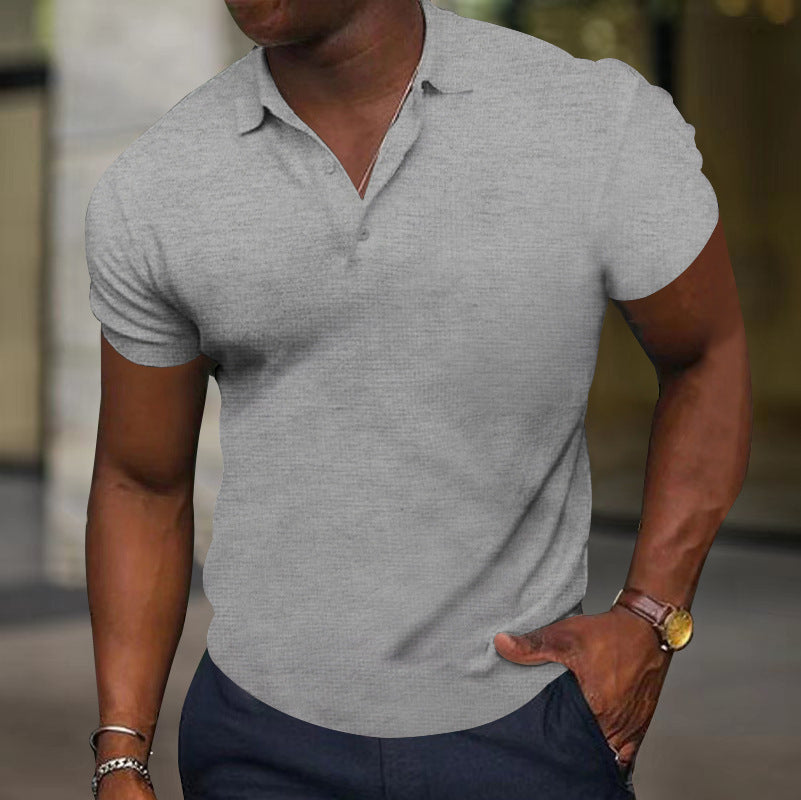 Men’s Slim Fit Fitness T-Shirt – Multi-Color Short Sleeve Sports Tee for Summer