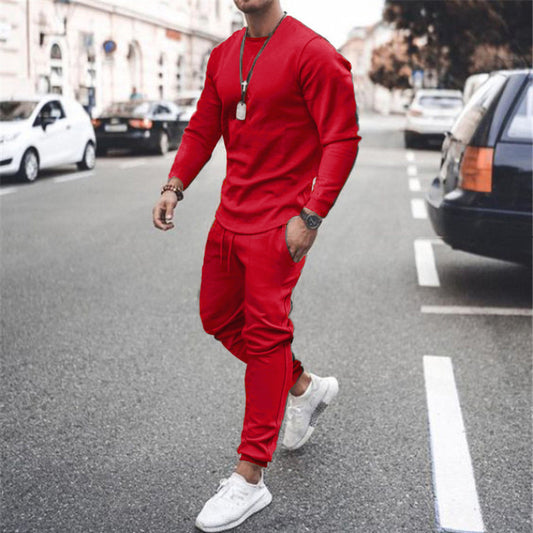 Youth Trendy Round Neck Long Sleeve Casual Sportswear Top