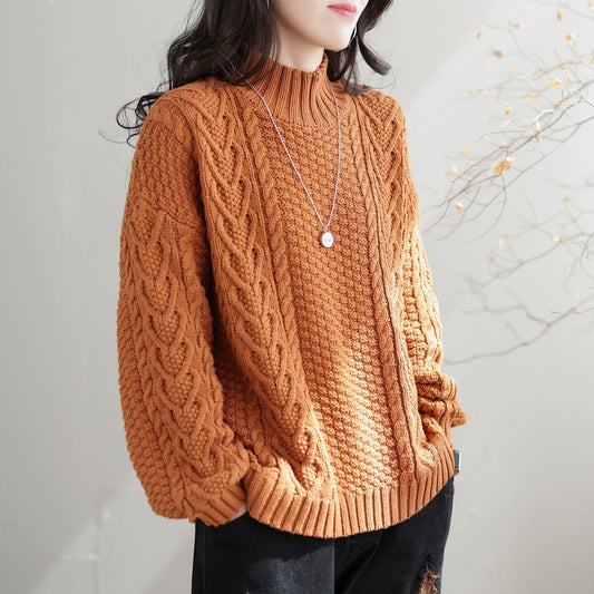 Women’s Fashion Sweater – Trendy Knit Pullover for Fall & Winter Outfits
