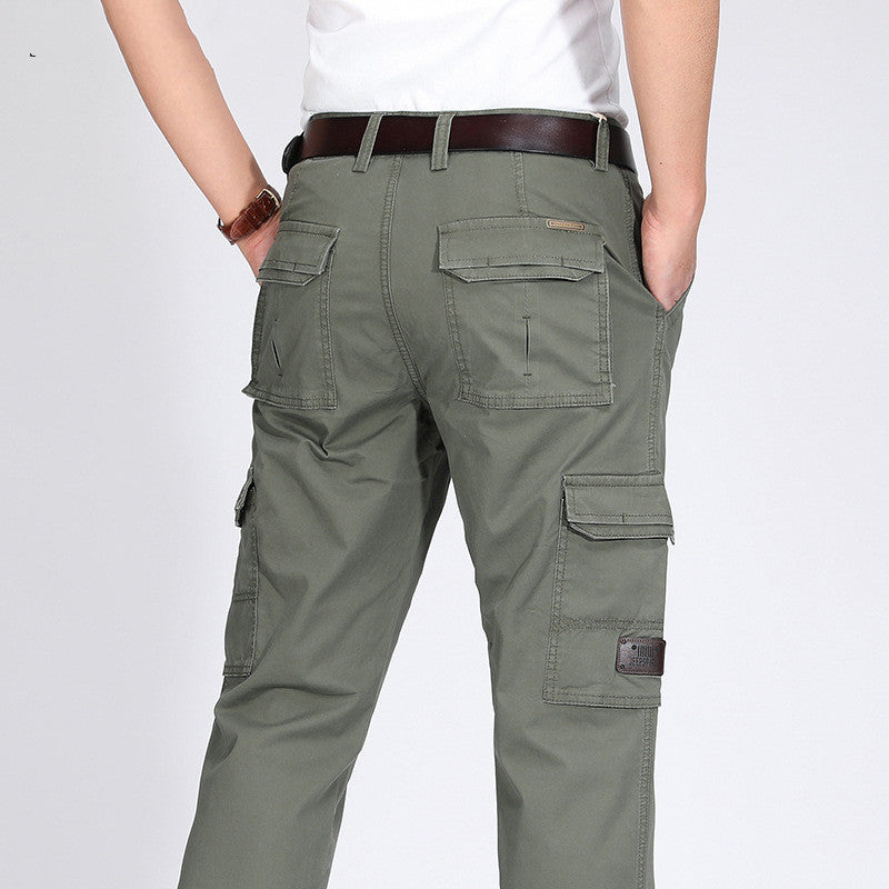 Men’s Fleece-Lined Cargo Pants – Warm Multi-Pocket Tactical Trousers for Winter