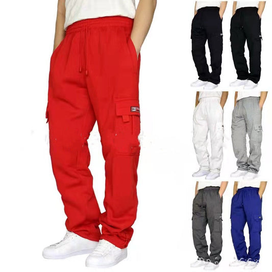 Men’s Stretch Jogger Sweatpants – Elastic Waist Drawstring Sports Pants for Casual Wear