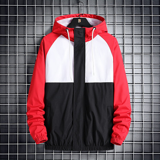 Men’s Windproof Sportswear Set – Training & Leisure Athletic Outfit for All-Weather Comfort